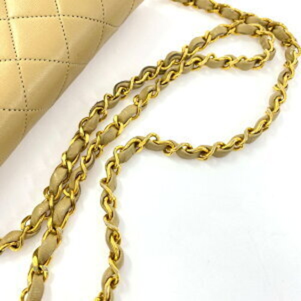 Chanel Matelasse Coco Mark Shoulder Bag Beige - Picture 9 of 10